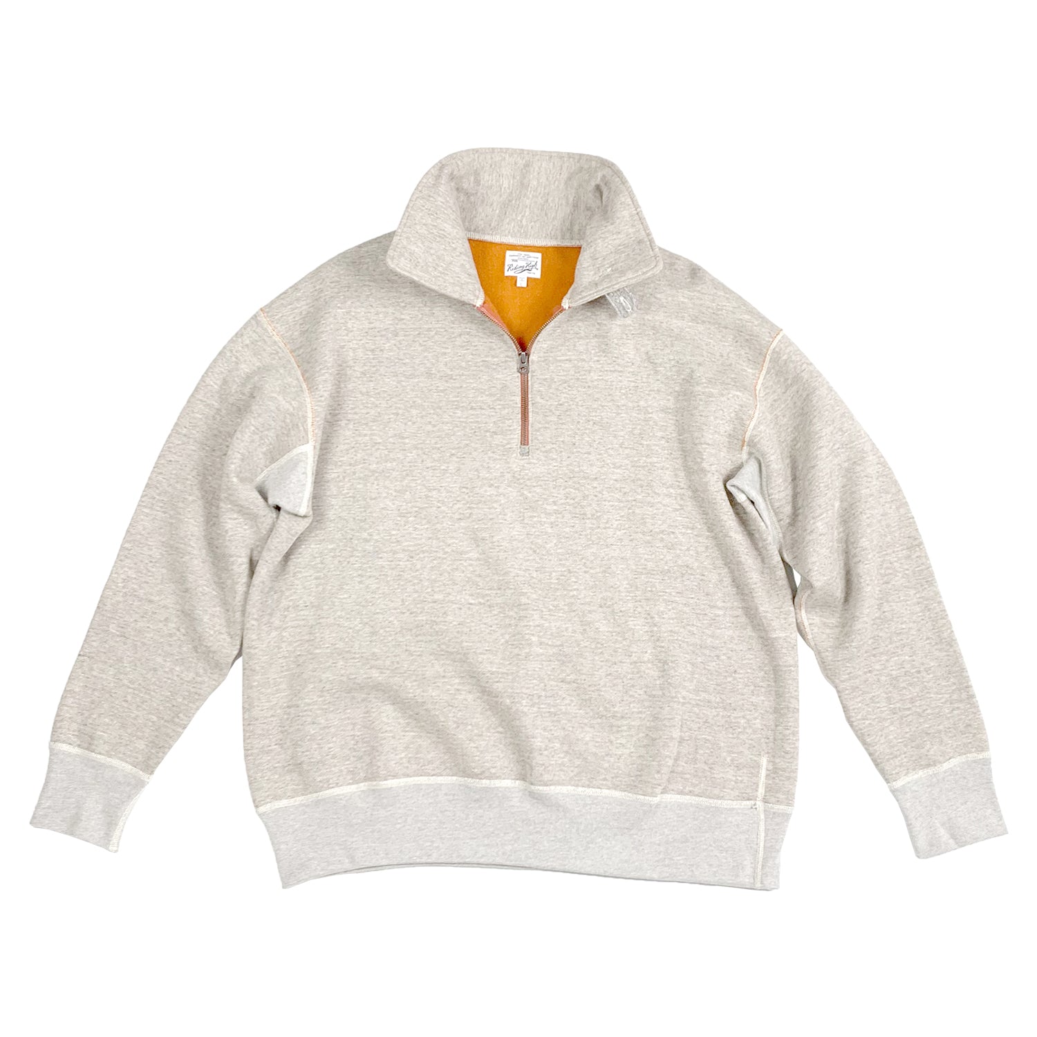 BS COLOR FLEECE HALF ZIP SWEAT - R223-0301 – RIDING HIGH