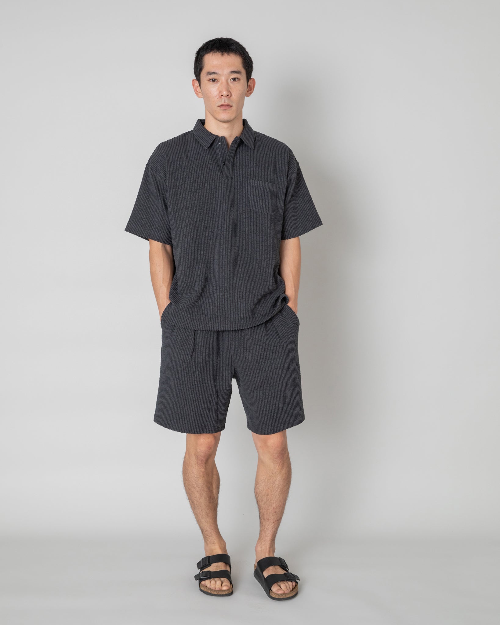 SEERSUCKER JERSEY BIG SHORTS H245-0501 – RIDING HIGH