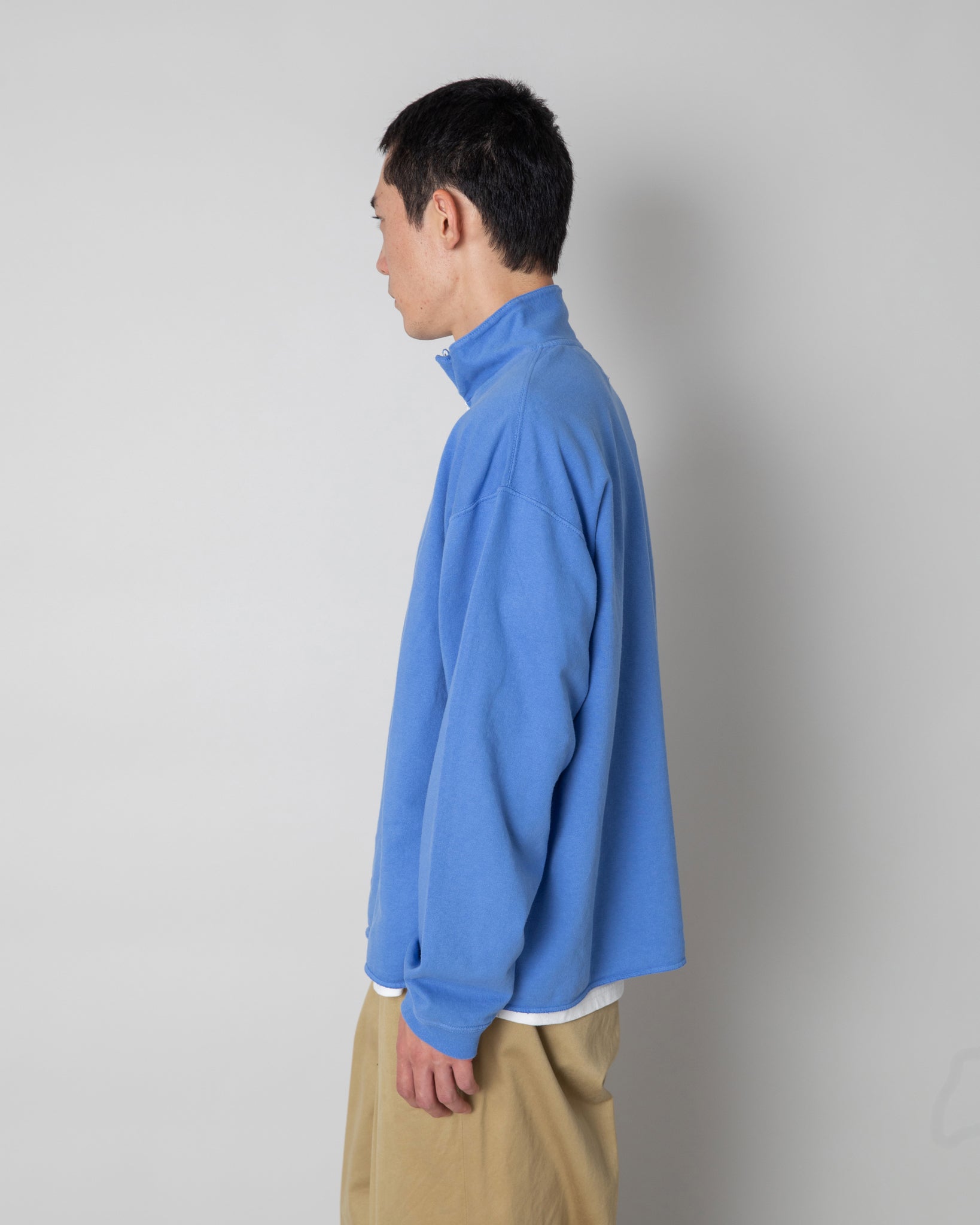 LIGHT WEIGHT HALFZIP LONG SWEAT R253-0301 – RIDING HIGH