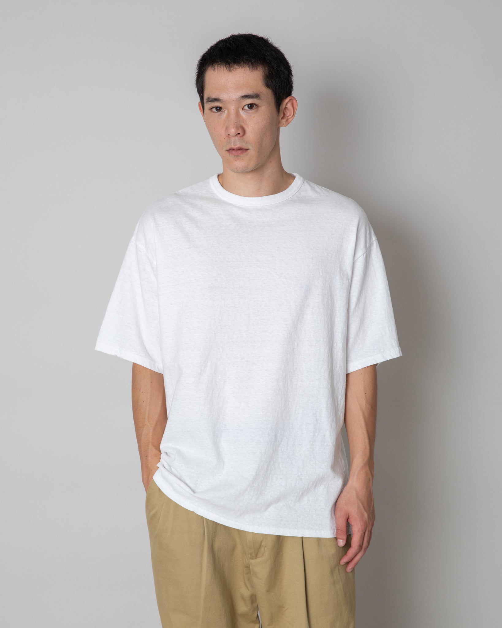 NON DYED JERSEY S/S TEE - 18/- UPCYCLE JERSEY N245-0102J