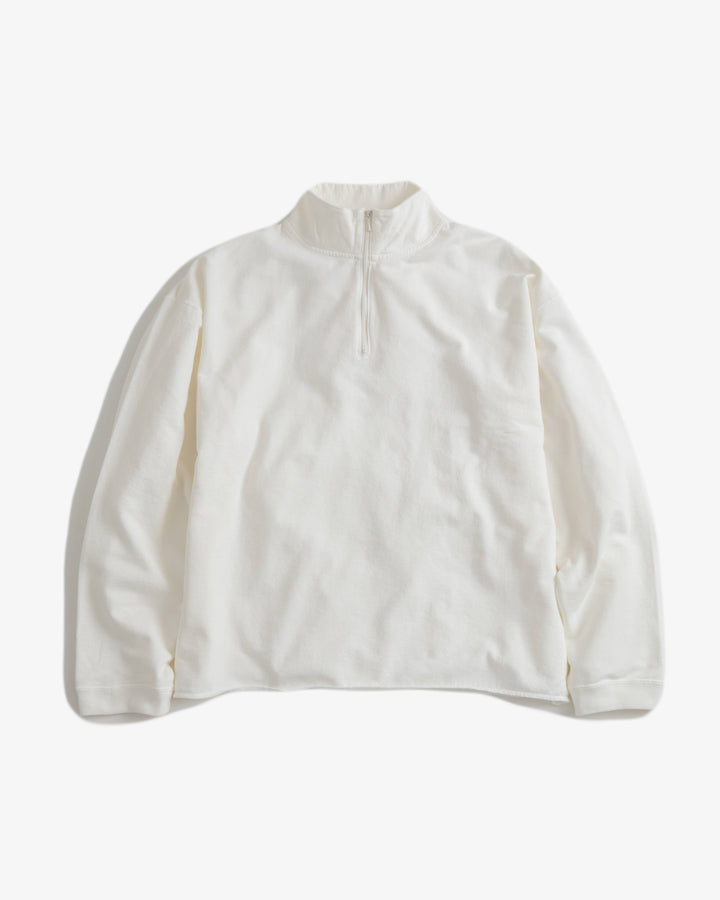 LIGHT WEIGHT CREW LONG HALFZIP