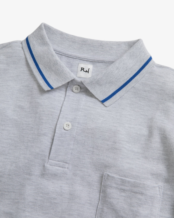 BRAVO YARN KANOKO S/S POLO  U235-0203