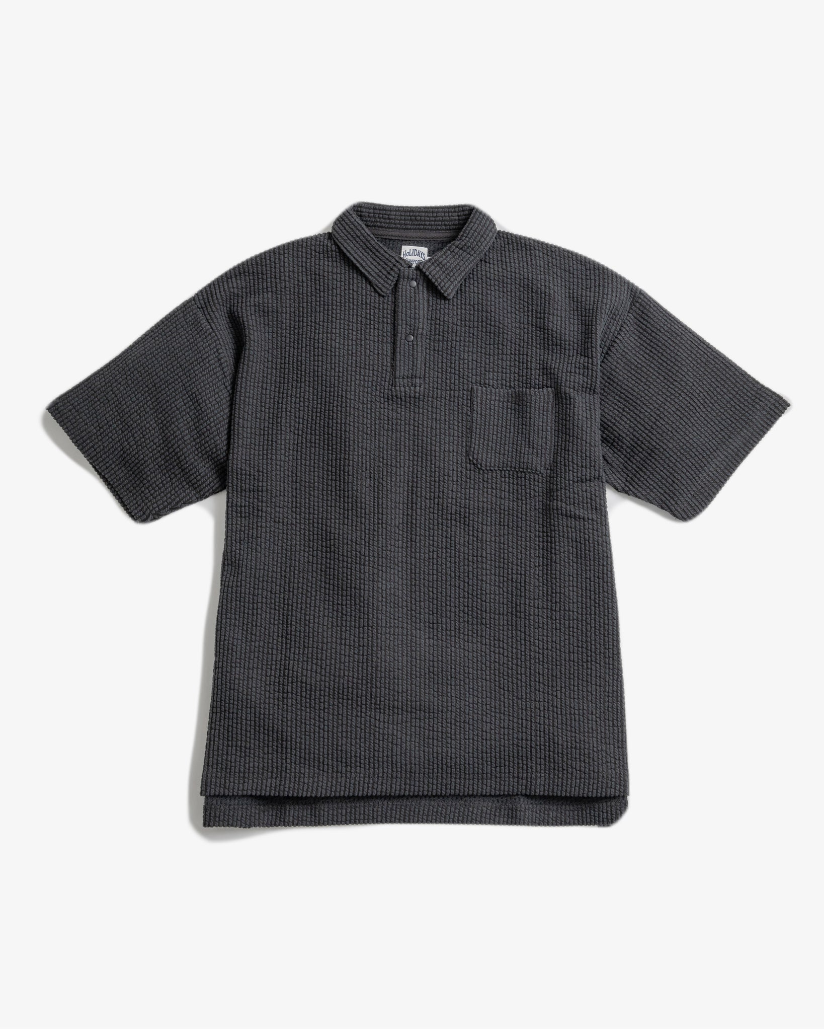SEERSUCKER JERSEY BIG POLO H245-0201 – RIDING HIGH
