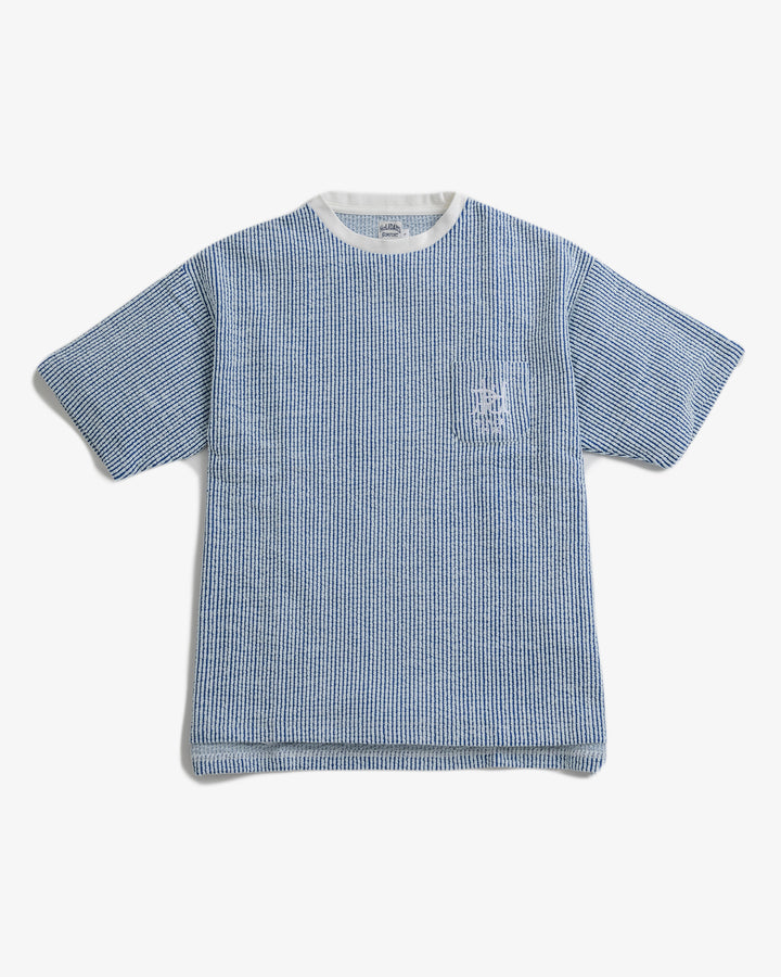 SEERSUCKER JERSEY BIG S/S TEE  H245-0103
