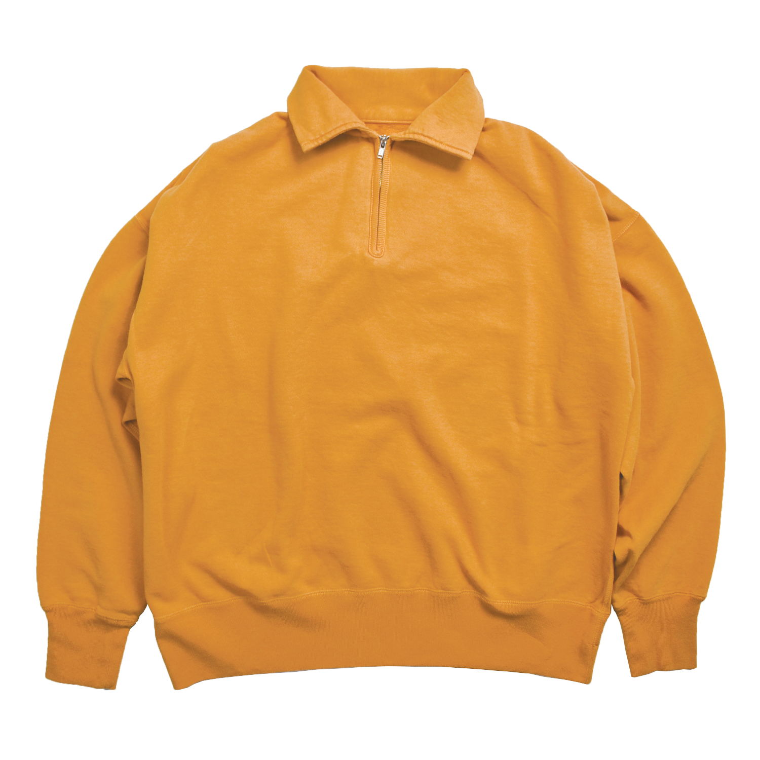 DUSTY COLOR FLEECE HALF ZIP SWEAT - R235-0303 – RIDING HIGH