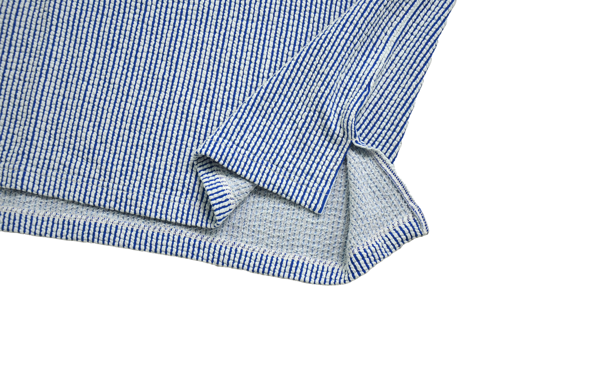 H245-0201 SEERSUCKER JERSEY BIG POLO – RIDING HIGH