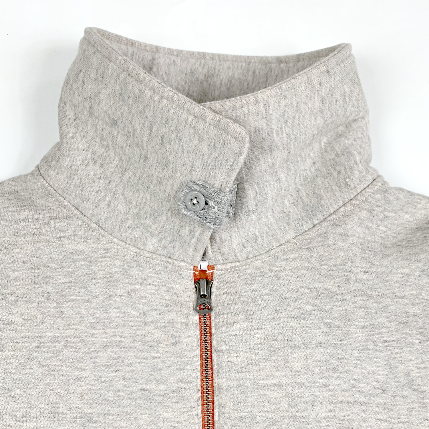 BS COLOR FLEECE HALF ZIP SWEAT - R223-0301 – RIDING HIGH