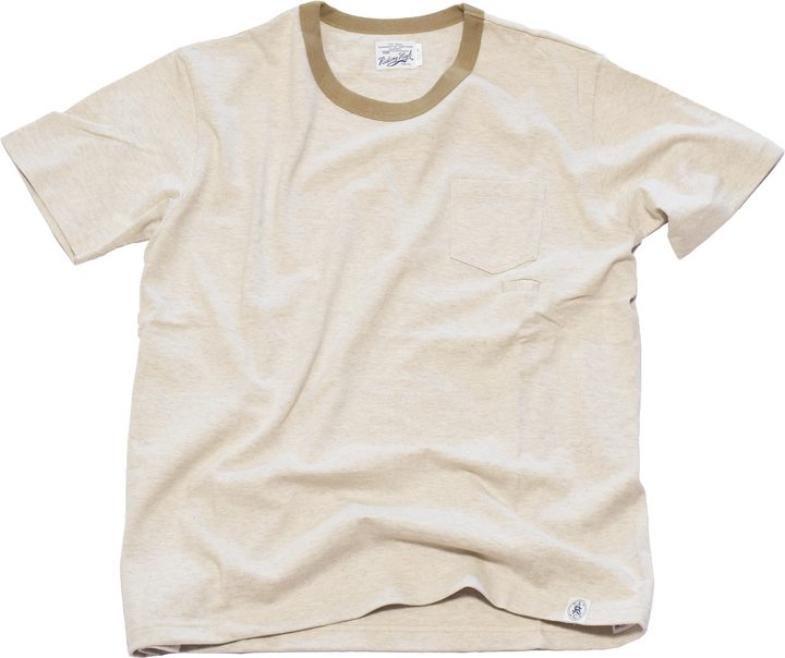 CUSTOM LW RINGER POCKET S/S TEE - R185-0101R